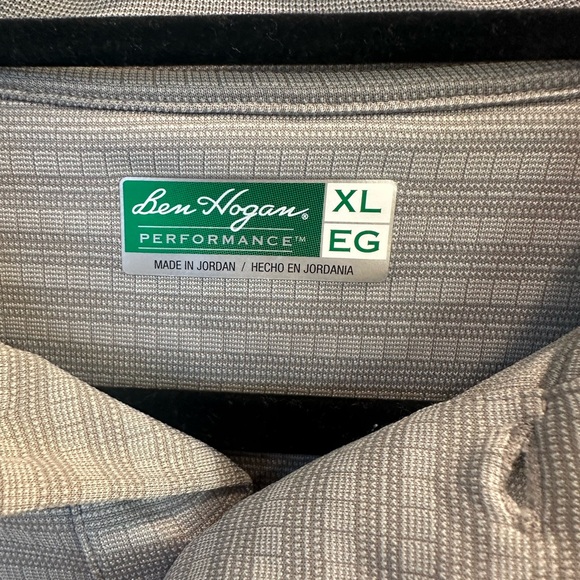 Ben Hogan Performance Golf Polo Gray XL - Picture 3 of 4